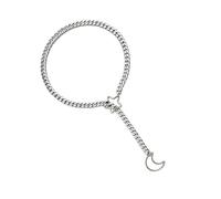 HAISENG Collar de cadena deslizante con forma de corazón único, decoración de moda para mujer, ajustable, estilo cubano, elegante, joyería ajustable, talla única, como se describe, como se describe