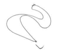 HAISENG Collar de cremación resistente con compartimento oculto para cenizas y resistente a la corrosión, acero inoxidable, urna conmemorativa, talla única, como se describe, como se describe