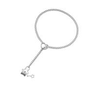 HAISENG Collar versátil de estilo cubano con colgante de estrella y accesorio de corazón ajustable, portátil para uso diario casual, collar de cadena cubana gótica, talla única, como se describe, como