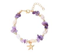 HAISENG Delicadas cuentas elegantes y cómodas para la muñeca, textura de aleación para buscadores de joyas individualistas, ropa de playa colorida, talla única, como se describe