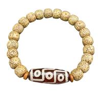 HAISENG Elegante cadena de mano moderna con cuentas de Bodhi, fácil de limpiar, para hombres y mujeres y trajes diarios Bodhi, talla única, como se describe
