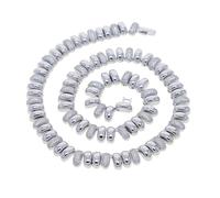 HAISENG Elegante collar de circonita dorada y plateada, piezas de joyería para mujeres de moda que buscan belleza y versatilidad, uso casual, collar de uso diario, talla única, como se describe, como