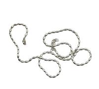 HAISENG Elegante collar de plata con cuentas ajustables, simple para añadir un toque de elegancia a tus atuendos, talla única, como se describe, como se describe