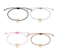 HAISENG Elegante con dije de ángel/corazón, hermoso colgante de ángel/corazón, tejido a mano, joyería hecha a mano, talla única, como se describe