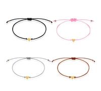 HAISENG Elegante con dije de ángel/corazón, hermoso colgante de ángel/corazón, tejido a mano, joyería hecha a mano, talla única, como se describe