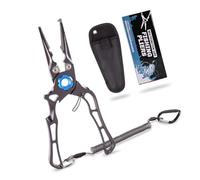 HAISENG Fish Grip Grabber Keeper - Alicates multifuncionales para pesca de labios, cortador de líneas, pinza para la boca y gancho