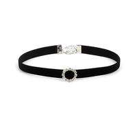 HAISENG Gargantilla versátil de mezclilla para mujer, longitud ajustable, cadena de clavícula, diamantes de imitación, elegante joyería de fiesta, accesorio de moda para mujer, F, como se describe