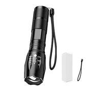 HAISENG Linternas LED brillantes y herméticas con zooms pequeños, linterna de enfoque, camping, senderismo, escalada, al aire libre, hermética