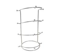 HAISENG Organizador de cuatro niveles para novia, accesorios para el cabello, soporte de cristal elegante para el cabello