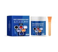 HAISENG Pintura inhibidora de óxido a base de agua de 300 g con pincel que ofrece un revestimiento protector resistente a la intemperie y colorido para superficies de metal, inhibidor de óxido a base