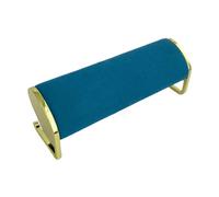 HAISENG Práctico soporte organizador de relojes de felpa con construcción de metal dorado resistente