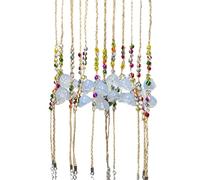 HAISENG Pulsera trenzada de moda con diseño de flor bendecida y afortunada para parejas, novias, compañeras de clase, regalo para mujer, piedra, talla única, como se describe