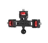 HAISENG Soporte adaptador de trípode para cámara de acción, smartphone, soporte de extensión de aluminio de 1/4 pulgadas para transmisión en vivo
