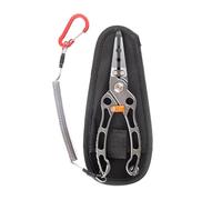 HAISENG Soporte para labios de pesca de aleación de aluminio, pinzas de pesca, cortador de línea, agarre multifuncional, herramienta de pesca