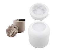 HAISENG Tarro flexible de silicona resistente con forma de flor para manualidades y decoración del hogar en forma de flor