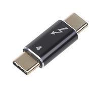 HAISENG USB C a USB C soporta 40 Gbps tipo de transferencia de datos macho a macho adaptador de 100 W de carga rápida tipo c adaptador de carga rápida