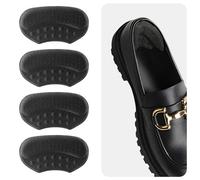 HAISHANG 4 Piezas Taloneras Plantillas para Zapatos 6mm Taloneras Autoadhesivas Demasiado Grandes con Relleno de Esponja y Gel Antideslizante,Protección del Talón para Zapatos de Hombre y Mujer