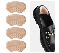 HAISHANG 4 Piezas Taloneras Plantillas para Zapatos 6mm Taloneras Autoadhesivas Demasiado Grandes con Relleno de Esponja y Gel Antideslizante,Protección del Talón para Zapatos de Hombre y Mujer