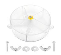 Haisheng Juguete Pájaro Alimentador Pajaros Comedero Pájaros Juguete Loro Comedero Loro Jaula Comedero Pajaros Jaula Comedero Giratorrio Pájaros para Alimentar y Jugar Juguete Creativo (Diámetro 13cm)