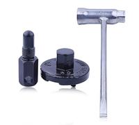 Haishine 14 mm Pistón Stop Motosierra Embrague Volante Herramienta de extracción de embrague Expander Desmontar Herramientas para Husqvarna Stihl Echo 2 Ciclo 14 mm + Llave de vaso