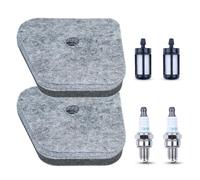 Haishine Air Fuel Filter Juego de bujías para Stihl KM HL HT FC SP 87 FS90 FS100 FS110 FS130 Desbrozadora Trimmer Reemplace 4180 120 1800