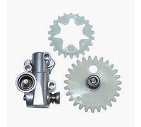 Haishine Bomba de Aceite Engranaje helicoidal Engranaje helicoidal Engranaje Rueda Dentada para STIHL MS380 MS381 038 038AV 038 Super Magnum MS 380 381 Piezas de Motosierra 11196403200