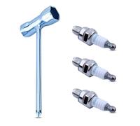 Haishine Bujía para NGK, 3365 CMR6H Bujía para Stihl/Bosch/Honda/Husqvarna/Echo para Champion RZ7C RZ7CT10 965 Reemplazo NGK stk 3365 con Llave de Vaso