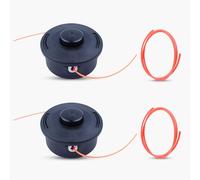 Haishine Cabeza de Corte Autocut 25-2 para Stihl FS 55 55 C 56 56 C FS 70 C FS 87 FS 90 FS 94 FS 100 FS 120 FS 130 FS 250 FR 450 con 2 Cabezas de Ojales para Desbrozadora/Corta-Bordes
