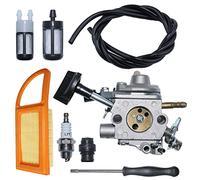 Haishine Carburador para STIHL BR500 BR550 BR700 para Zama C1Q-S183 4282 120 0606 0607 0608 0611 con Bujía, etc.