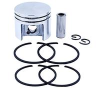 Haishine Juego de Aros de pistón de 10 mm de Aros de de 38 mm con Aros de 2 Piezas para Piezas de Repuesto de Motosierra para STIHL MS180 018 MS 180