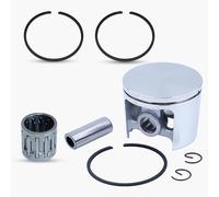 Haishine Juego de cojinetes de Jaula de Anillo de pistón 50 mm para Husqvarna 266 XP 266XP 268 Piezas Especiales del Motor de Sierra de Cadena 501659403
