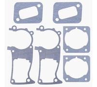 Haishine Juego de juntas de silenciador del cilindro del cárter para Husqvarna 340 345 346XP 350 353 CS jonsered 2141 2145 2150 2152 2153