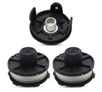 Haishine Kit de carrete de hilo de repuesto para cortadora de césped Makita DUR181Z/DUR181RF/DUR181 de 18 V, Makita 196146-9/195858-1, 2 carretes de hilo + 1 resorte de cubierta de carrete