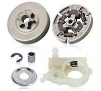 Haishine Kit de Cojinete de Engranaje Recto de Tambor de Embrague de 3/8" Y 6 Dientes para Motosierras Stihl Ms192T,Ms193T,Ms194T,Ms20,Reemplaza Los Números de Pieza 1137 640 2005,1145 640 2010