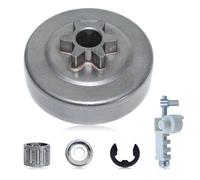 Haishine Kit de embrague de piñón de 3/8" para Stihl 017 018 MS170 MS180 021 023 025 MS210 MS230 MS250, STMS180 Disco pasivo + Rodillo de agujas + Tornillo de tensión