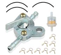 Haishine - Kit de filtros de combustible, filtro de gasolina, 1 manguera de combustible, filtro de aceite, 8 clips de manguera de combustible y 1 interruptor de combustible, 3 mangueras de