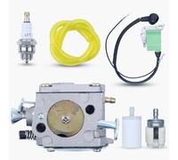 Haishine Kit de línea de Filtro de Combustible de Bobina de Encendido para carburador para Husqvarna 268 272 272XP 61 266 Motosierra # 5032803-16/5039014-01 Bujía de Encendido