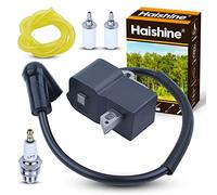 Haishine Kit de línea de Filtro de Combustible de bujía de Encendido de la Bobina de Encendido de para Husqvarna 125E 125C 125L 125R 125RJ 128R 128LD 128C 128CD Desbrozadora Trimmer