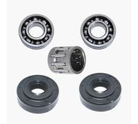 Haishine Kit de sello de aceite del cojinete de cigüeñal para Husqvarna 340 340E 345 345E 350 piezas de motosierra EPA 503932301 503932302