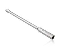Haishine - llave y magnético de bujía (14 mm y 3/8 pulgadas), manga articulada magnético de vela doce pans, universal llave a vela (larga)