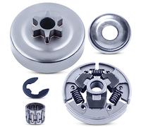 Haishine Piñón de Embrague para Stihl MS 182 MS 162 MS 172 MS 172 C-BE MS 212 MS 212 C-BE con Rodamiento de Agujas/Circlip/Arandela
