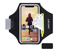 HAISSKY Brazalete Movil Running con Bolsa de Auriculares, Ajustable, 6,5"