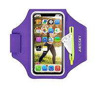 HAISSKY Brazalete Movil Running con Bolsa de Auriculares, Ajustable, 6,9"