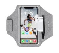 HAISSKY Brazalete Móvil Running Resistente al Sudor,Bolsillo con Cremallera