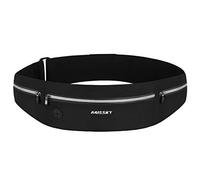 HAISSKY Cinturón para correr, riñonera deportiva, riñonera deportiva, cinturón de fitness, cinturón de correr, para viajes, correr, ciclismo, exterior, para teléfono móvil de menos de 7 pulgadas