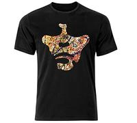 HAIT Ian Brown King Monkey Inspired T Shirt Black(Medium)
