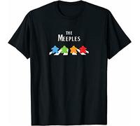 HAIT New Limited The Meeples Board Game Addict T-Shirt Black(XX-Large)