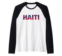 Haití Camiseta Manga Raglan