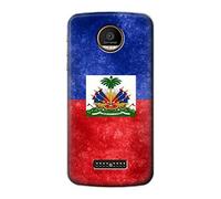 Haiti Flag Funda Carcasa Case para Motorola Moto Z Force, Z Play