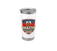 Haití Primera República Negra desde 1804 Orgullo del Día de la Bandera de Haití Vaso térmico de acero inoxidable de doble pared